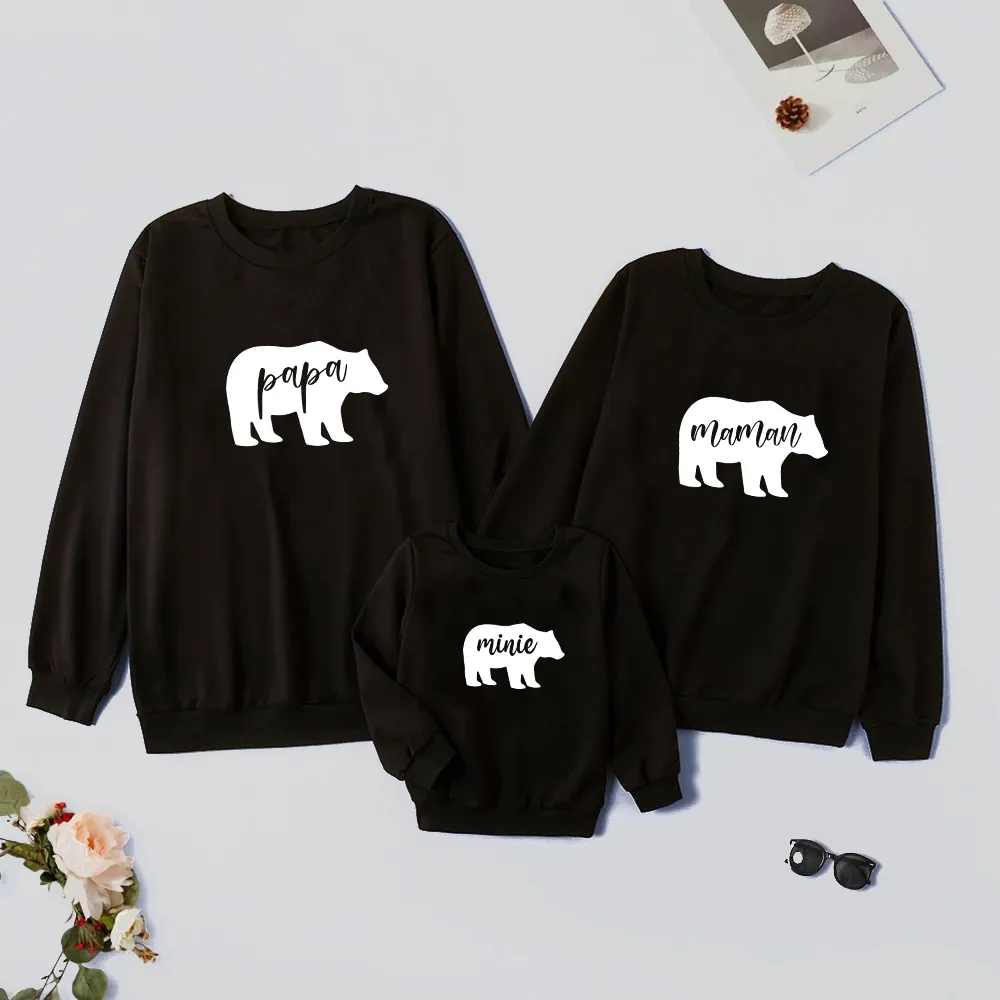 Sweat / Pull Famille « Ours »